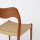 Lot de 4 chaises de salle à manger en teck par Niels Otto Møller – Modèle 71, style vintage danois