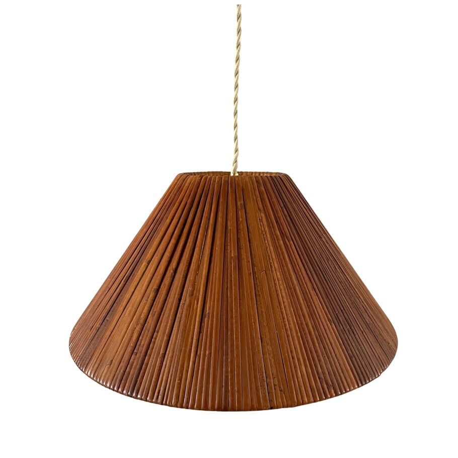 Electrified bamboo rattan suspension