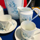 Former coffee service Myosotis porcelaine of Limoges
