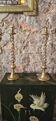 5 Pair of gilt bronze candlesticks, 19th century - 59 cm