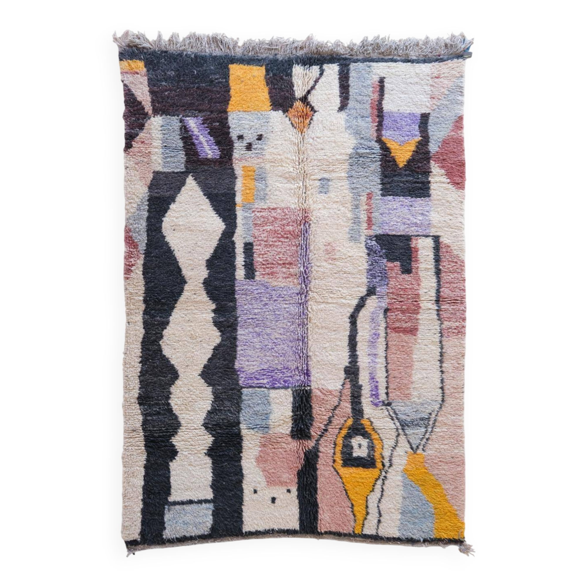 Moroccan Boujad Abstract Rug - 260 x 180 cm