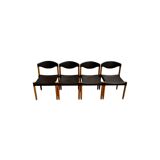 Quatre chaises Casala en plastique
