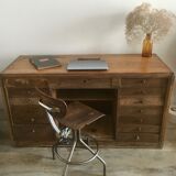 Wooden workshop counter