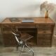 Wooden workshop counter