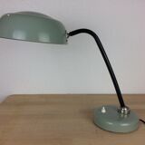 50s industrial style desk lamp, metal