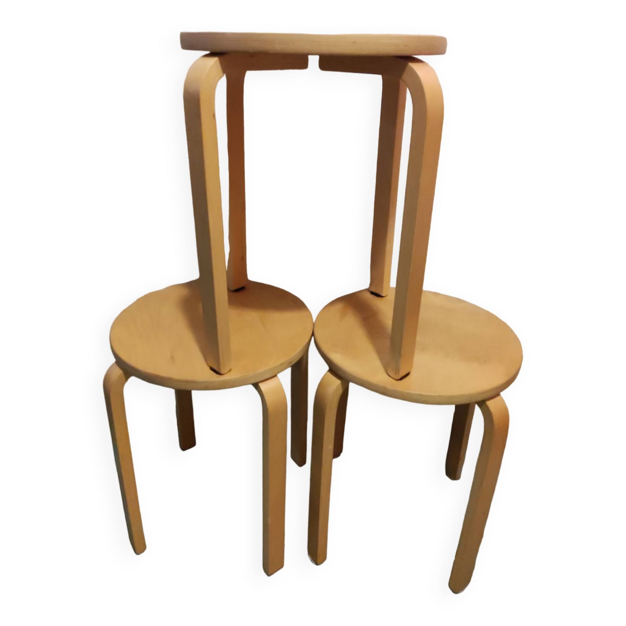 Set of 3 Ikea Frosta stools
