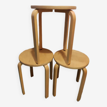 Set of 3 Ikea Frosta stools