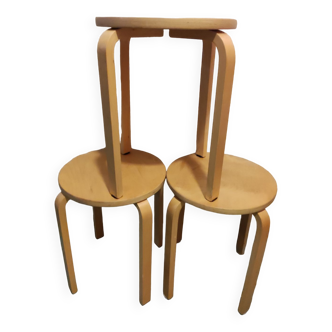 Set of 3 Ikea Frosta stools