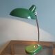 Large vintage desk lamp (50cm) in green lacquered metal, 70s