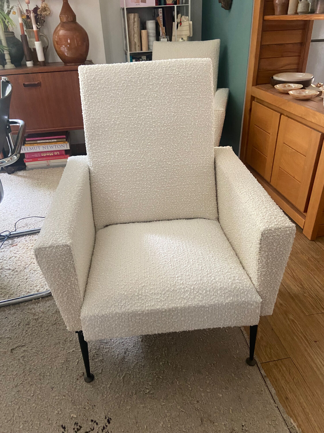 Pair of armchairs 50-60s