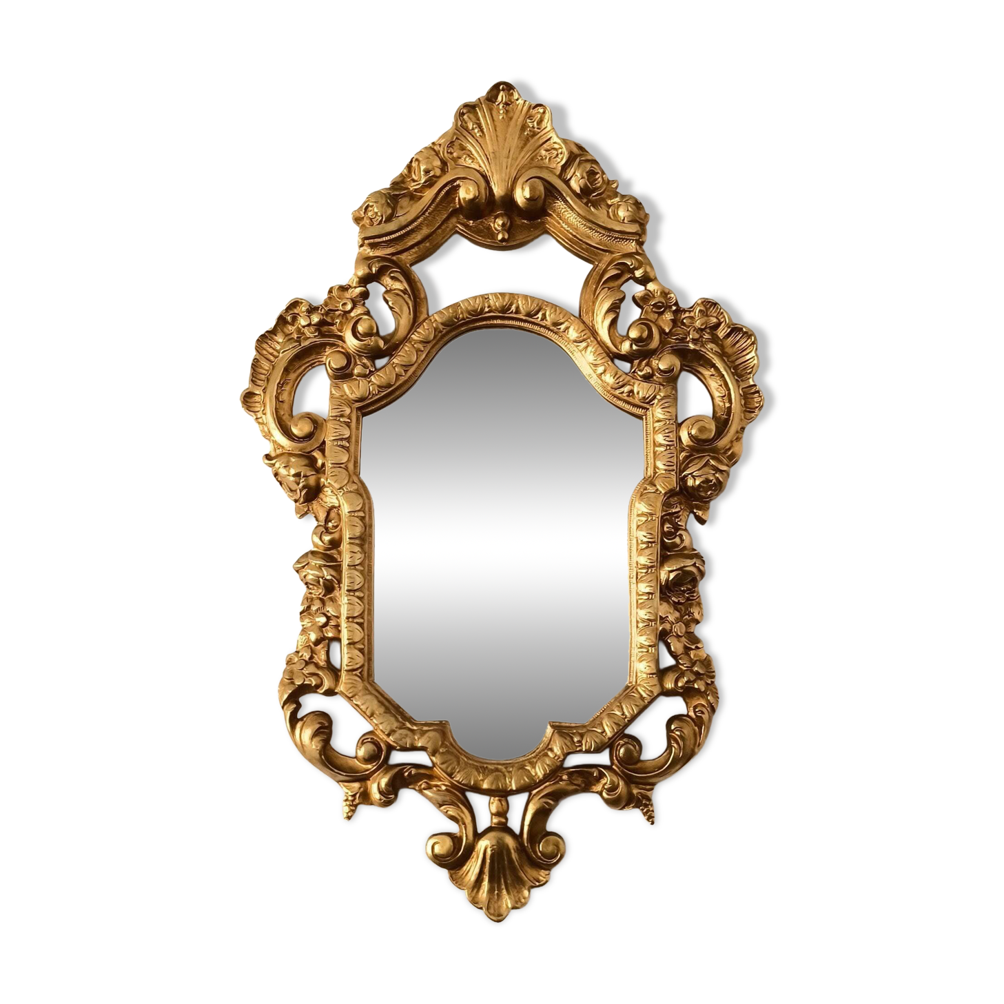 Bronze mirror in Louis XV style