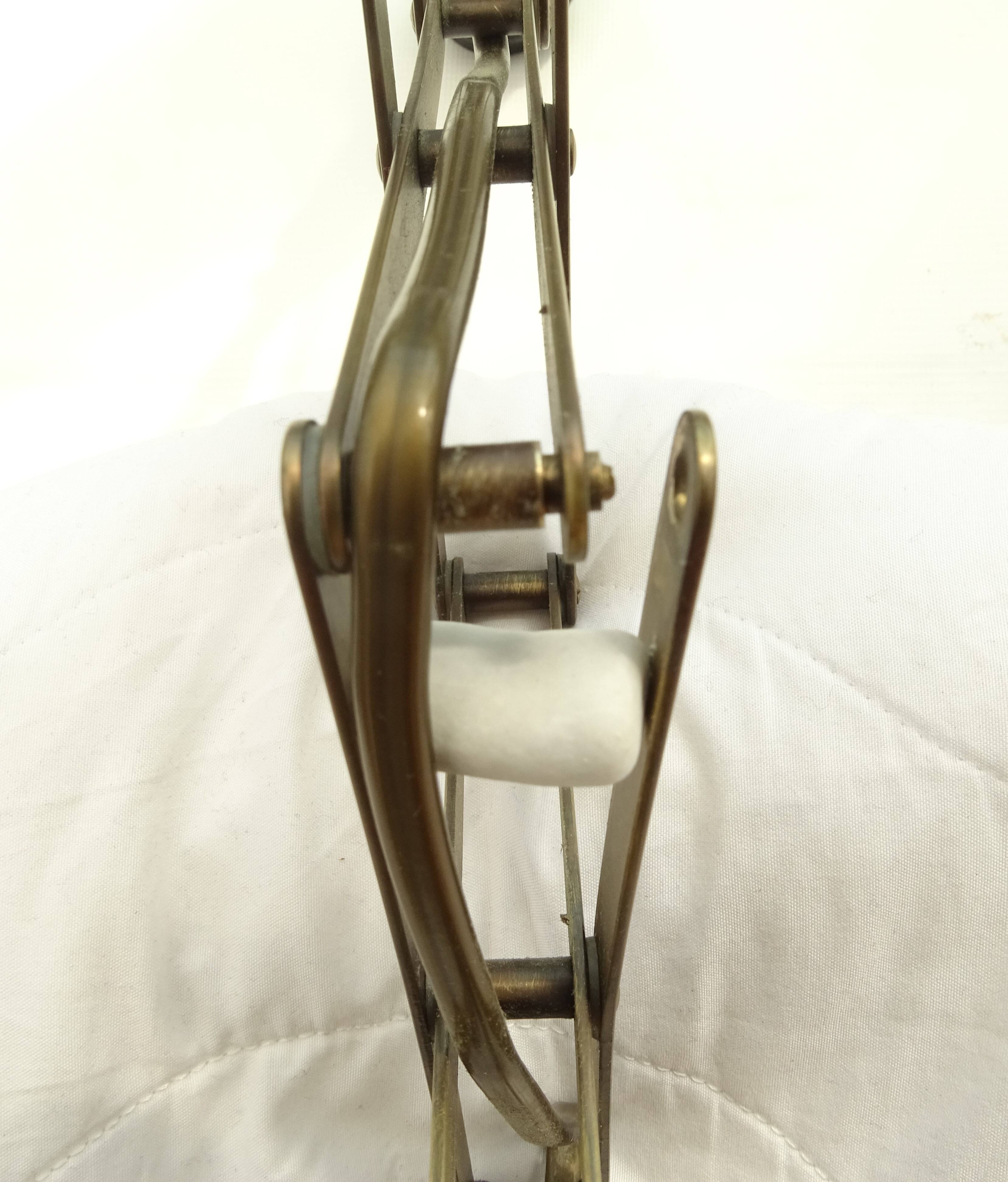 Brass Scissor Wall Lamp