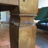 Solid teak table