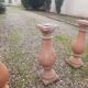 About twenty terracotta balusters from Castelnaudary