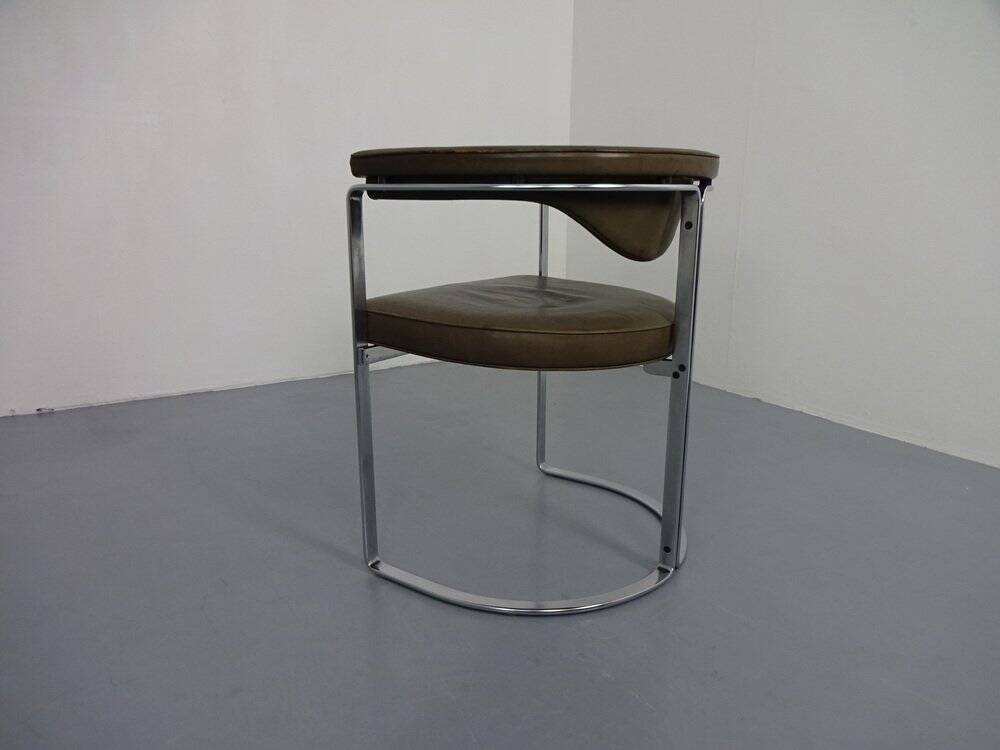 Mocdl 6911 Armchair in Leather by Horst Brüning for Kill International, 1968