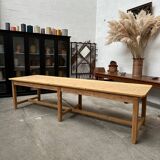 Large 20th century pine community table