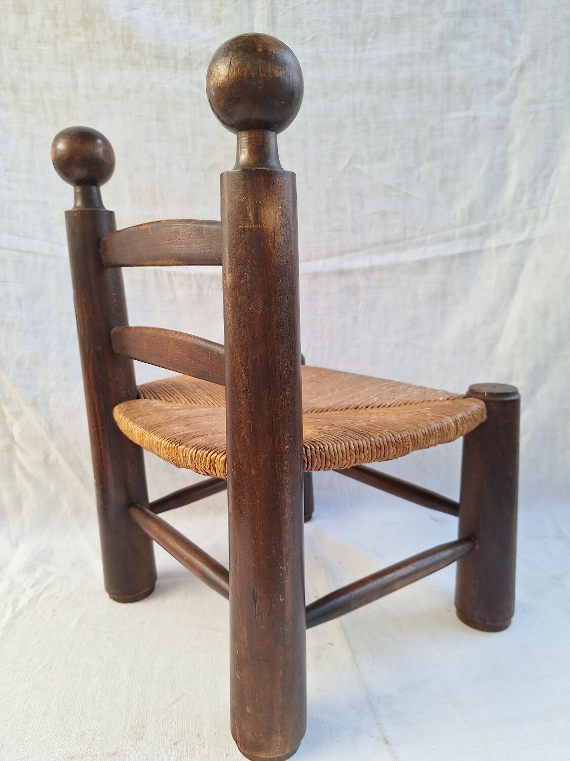 Paire de chaises basses style Dudouyt