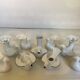 Eight bird candlesticks from Bavaria and Arzberg, Germany