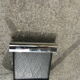 coat rack chrome metal and imitation leather 3 hooks