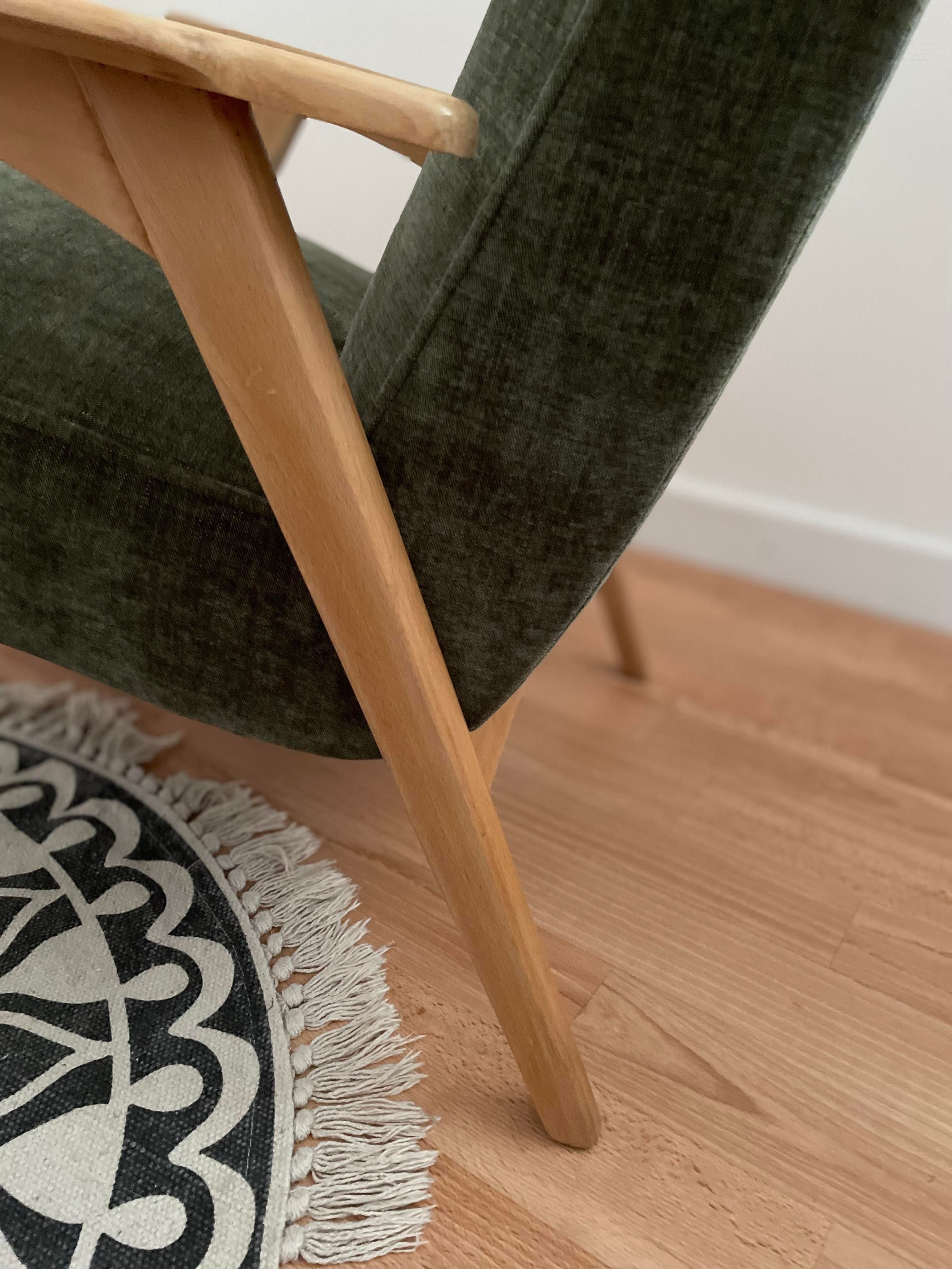 Retro armchair, Scandinavian spirit 50/60s, restored