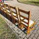 Lot de 6 chaises en bois Tissu floral