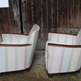 Pair of art deco armchairs
