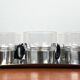 Ensemble de verres à thé et plateau allemands du milieu du siècle moderne de WMF, années 1960, lot de 7