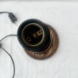 Old turned solid wood lamp base