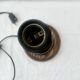 Antique turned solid wood lamp base