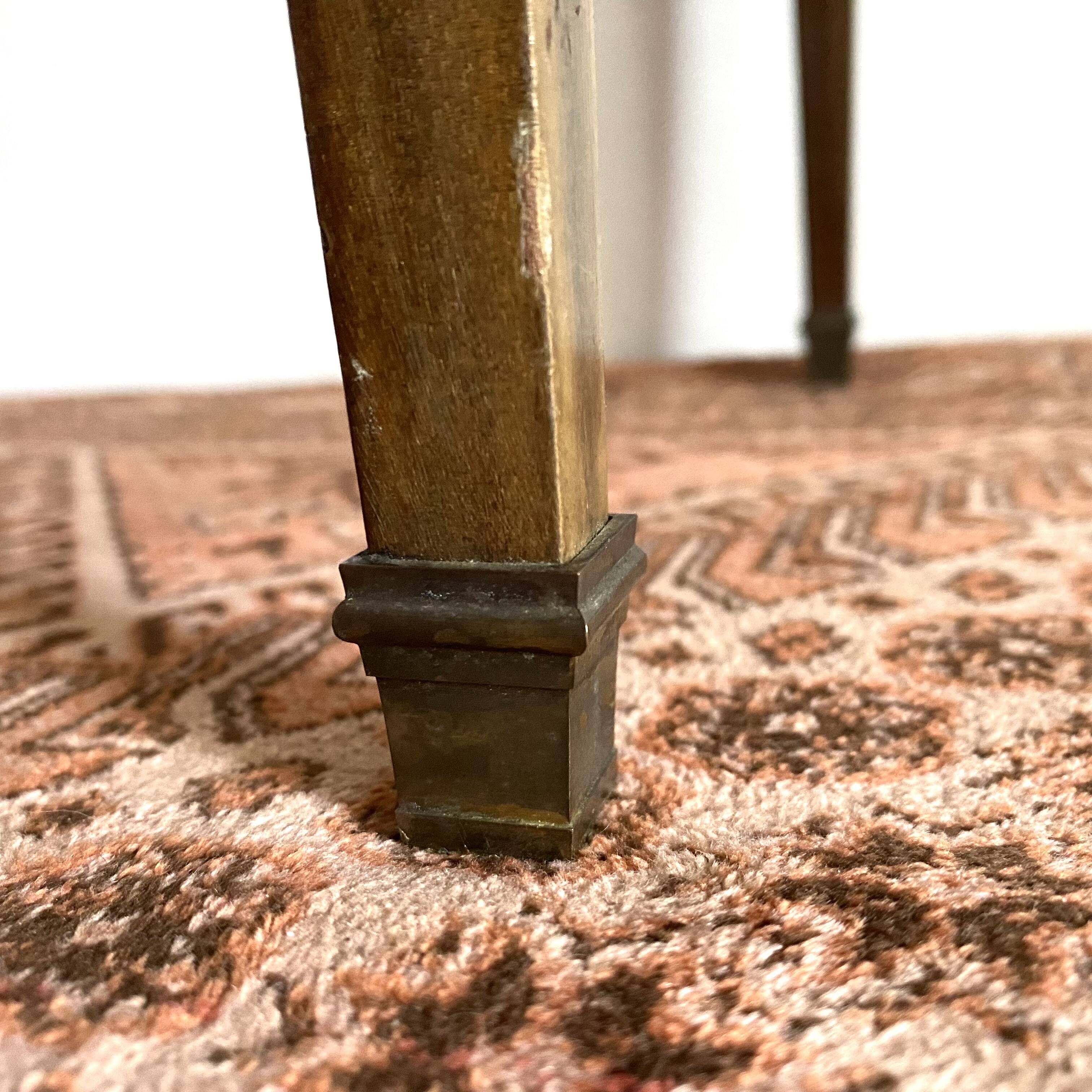 Dressing table, Louis XVI style mahogany side desk