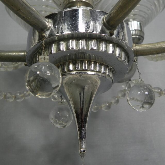 Art Deco hanging lamp G. Leleu