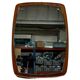 Vintage Mirror, Teak Wood, Sweden 1950's