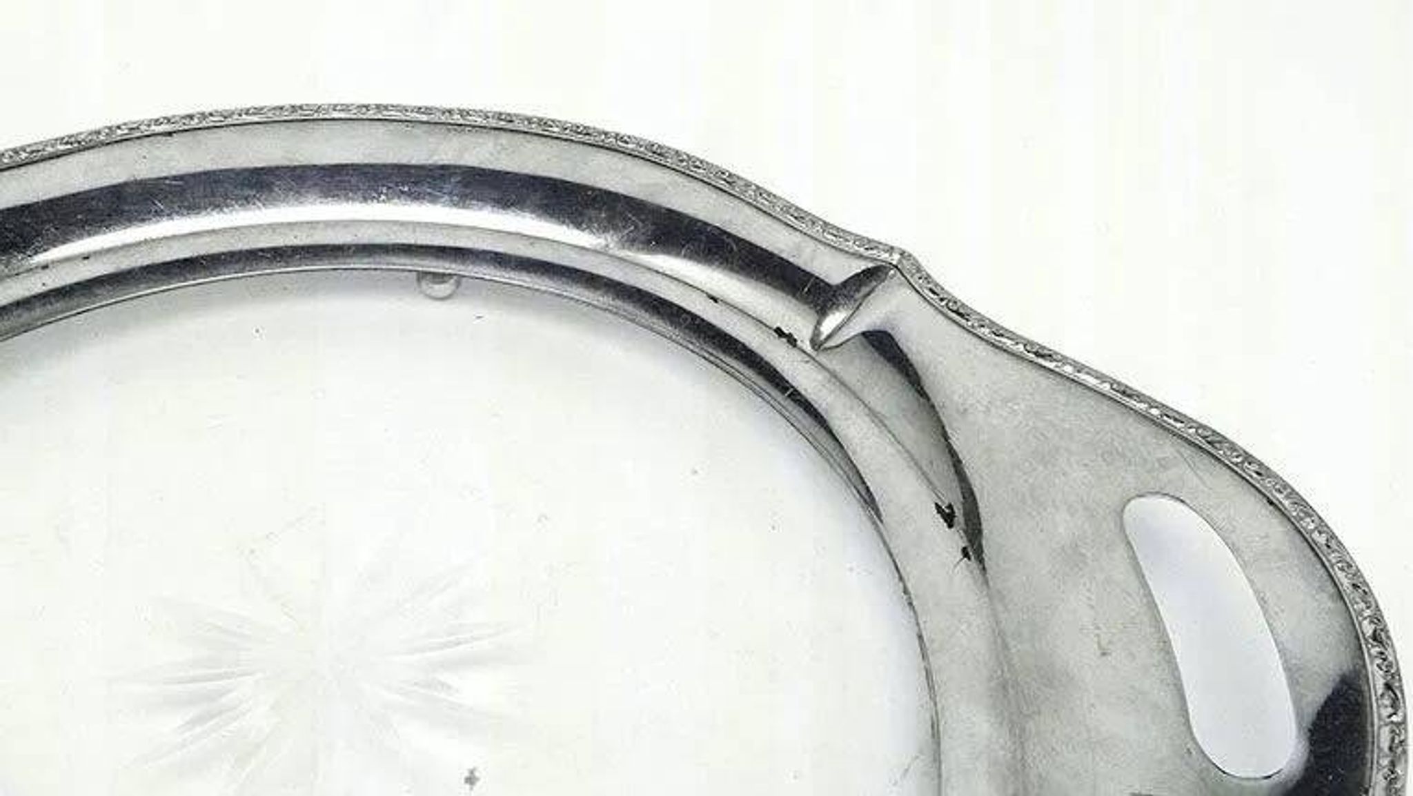 Plateau H1F dans le style Art Nouveau pour verres en cristal