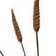 Stunning Italian Gilt Metal Wheat Sheaf candle Wall Sconce 1950s