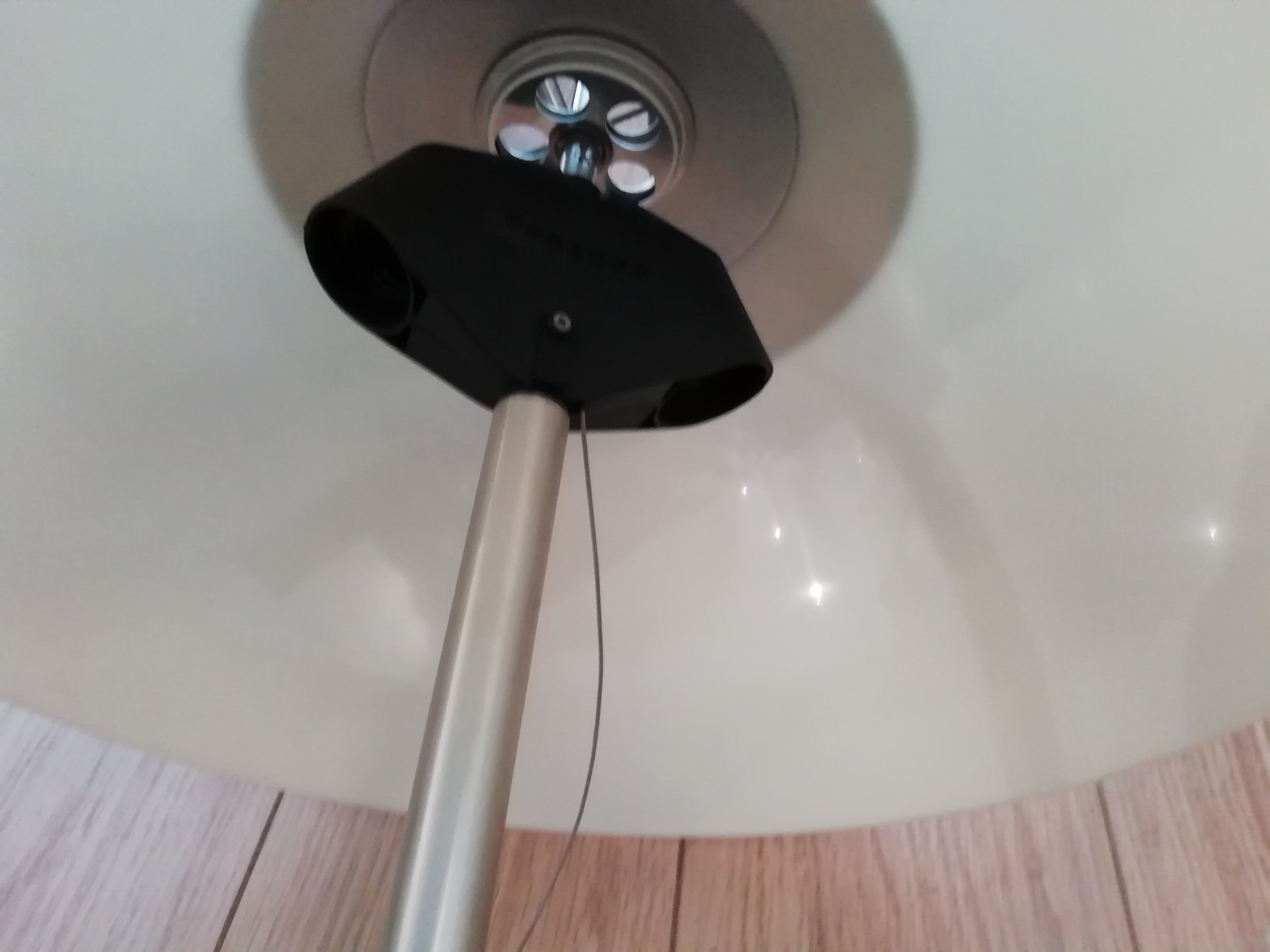 Pair of Unilux lamps with 'Tulip' foot