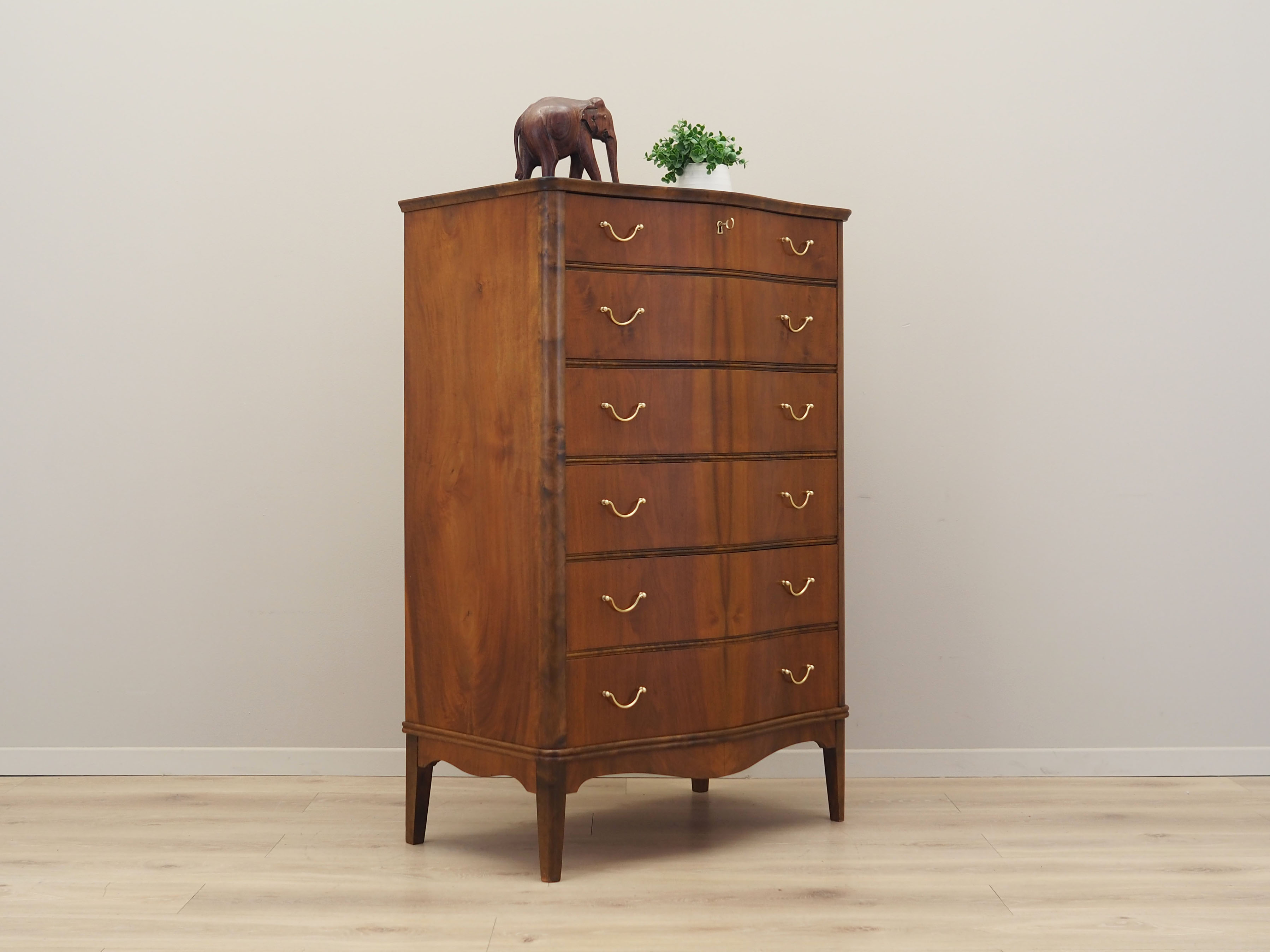 Walnut chest of drawers, Danish design, 1960s, production: Denmark