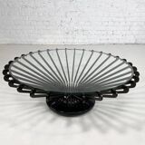 Round Metal and Glass Coffee Table