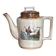 Old teapot with Asian decor K&G Luneville