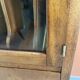 Vintage wooden furniture, vinyl storage, bookshelf, desk.