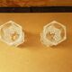 Pair Cristal D'Arques Vase Vintage Cut Crystal #B063