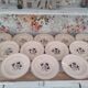 Lot de 12 assiettes creuses années 30 en faïence K&G Lunéville modèle Denise