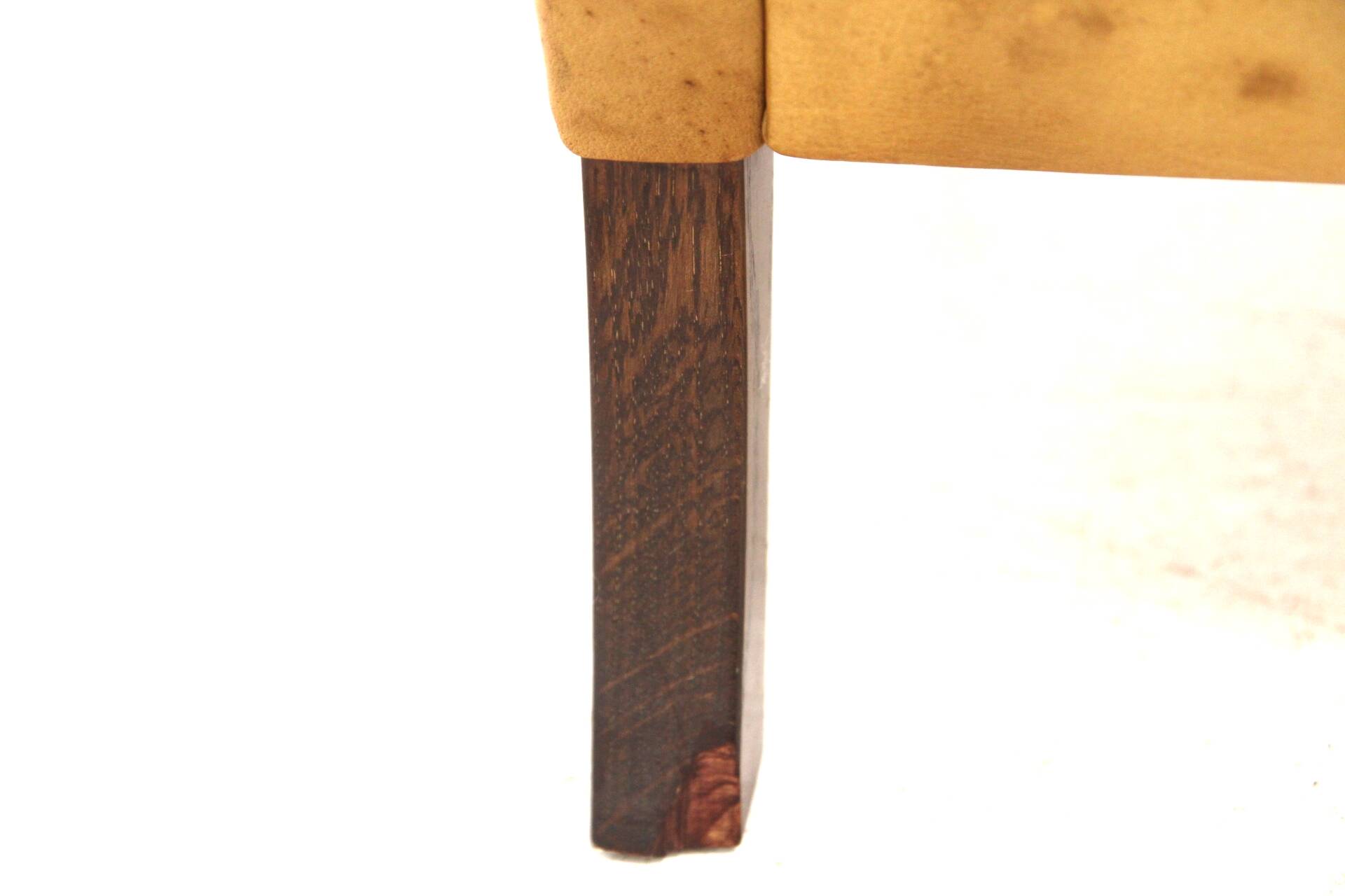 Scandinavian leather armchair, Sweden, 1960