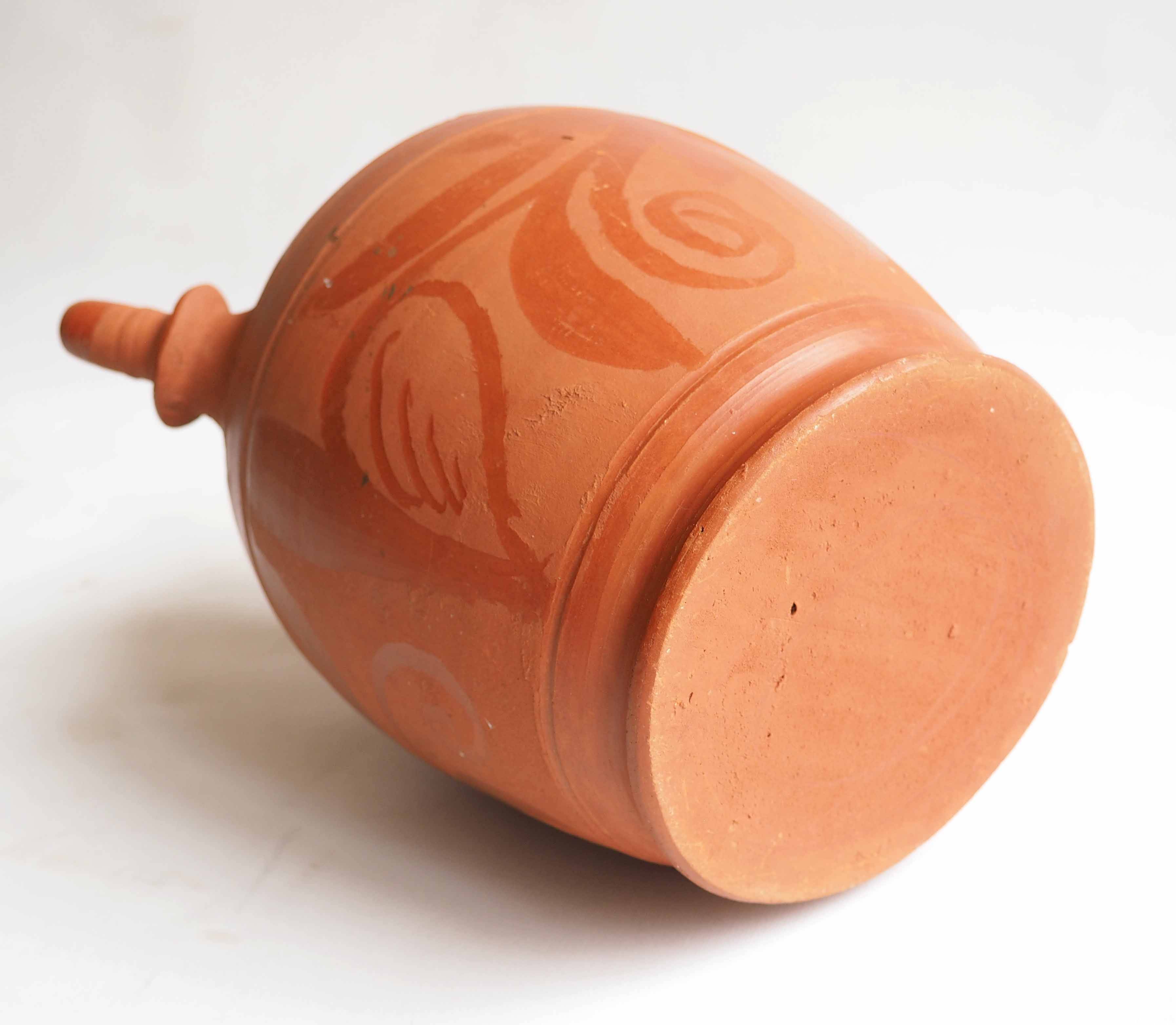 Gargoulette terracotta varnished patterns