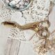 Sugar clamp metal golden bird