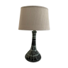 Lampe à poser vintage en céramique à motifs électrifiée à neuf