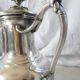Christofle teapot, coffee pot silver-plated metal 19th art nouveau