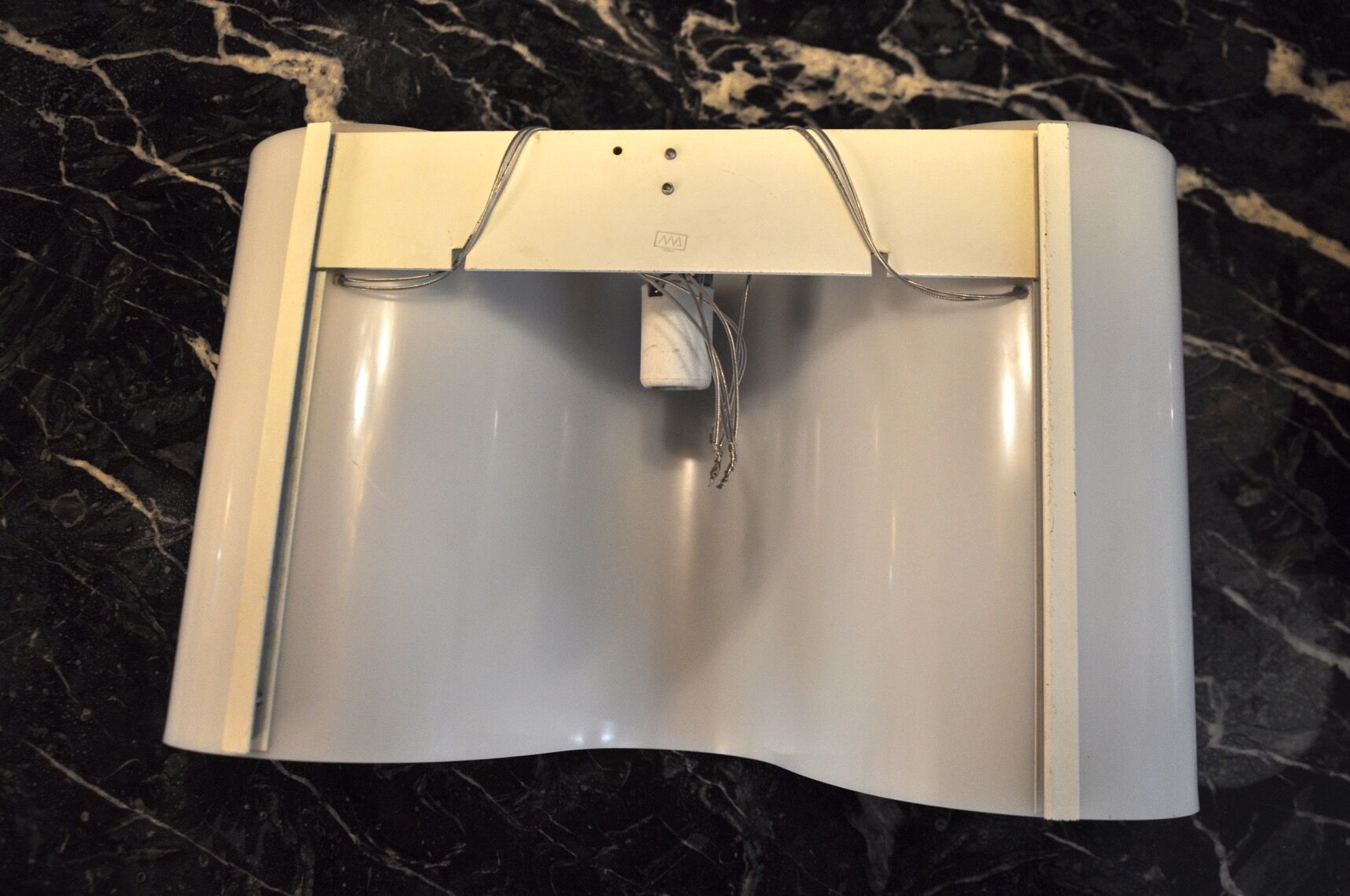 Vague wall lamp by Métalarte, Spain, 1970
