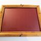 Miroir bambou et rotin vintage 38x48cm