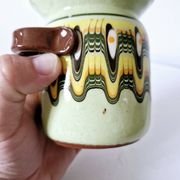 Moutardier vintage bulgare céramique Troyan