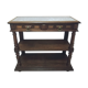 Console à tiroirs en chêne de style Henri II